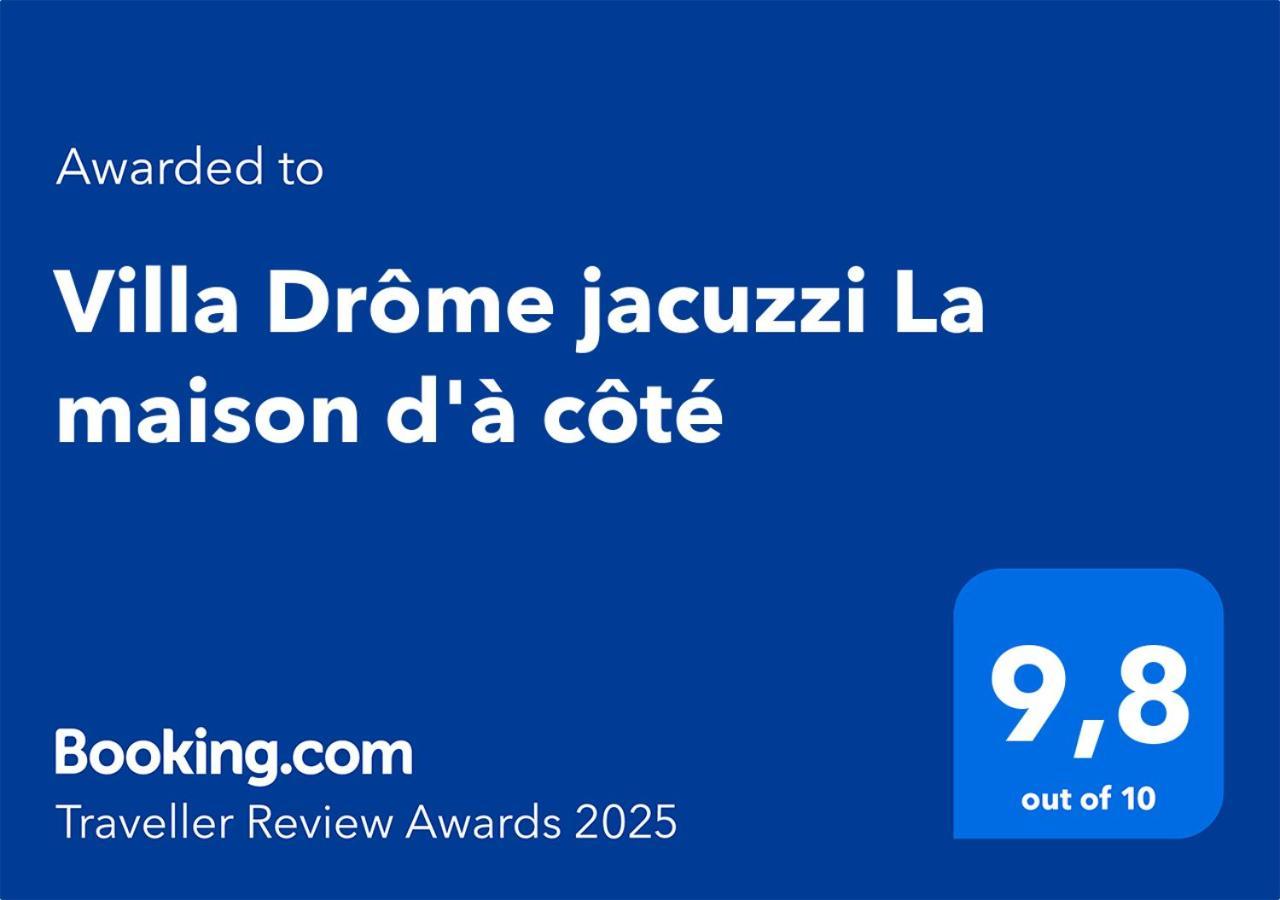 Villa Drome Jacuzzi La Maison D'A Cote Chatuzange-le-Goubet エクステリア 写真